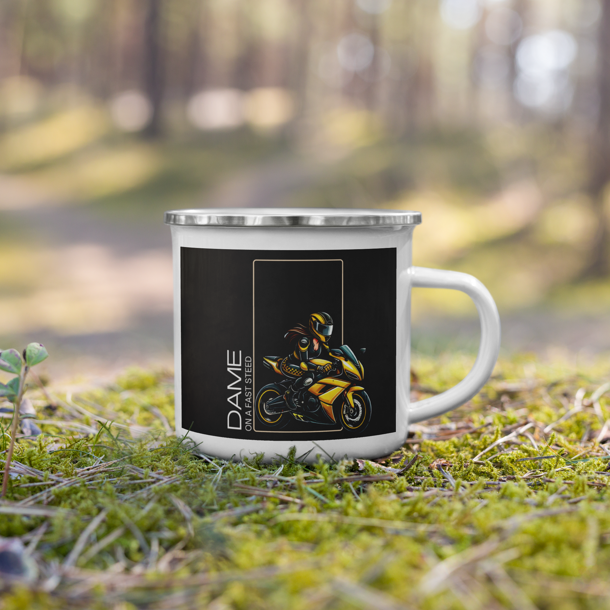 DOFS yellow mug - The Biker Mule