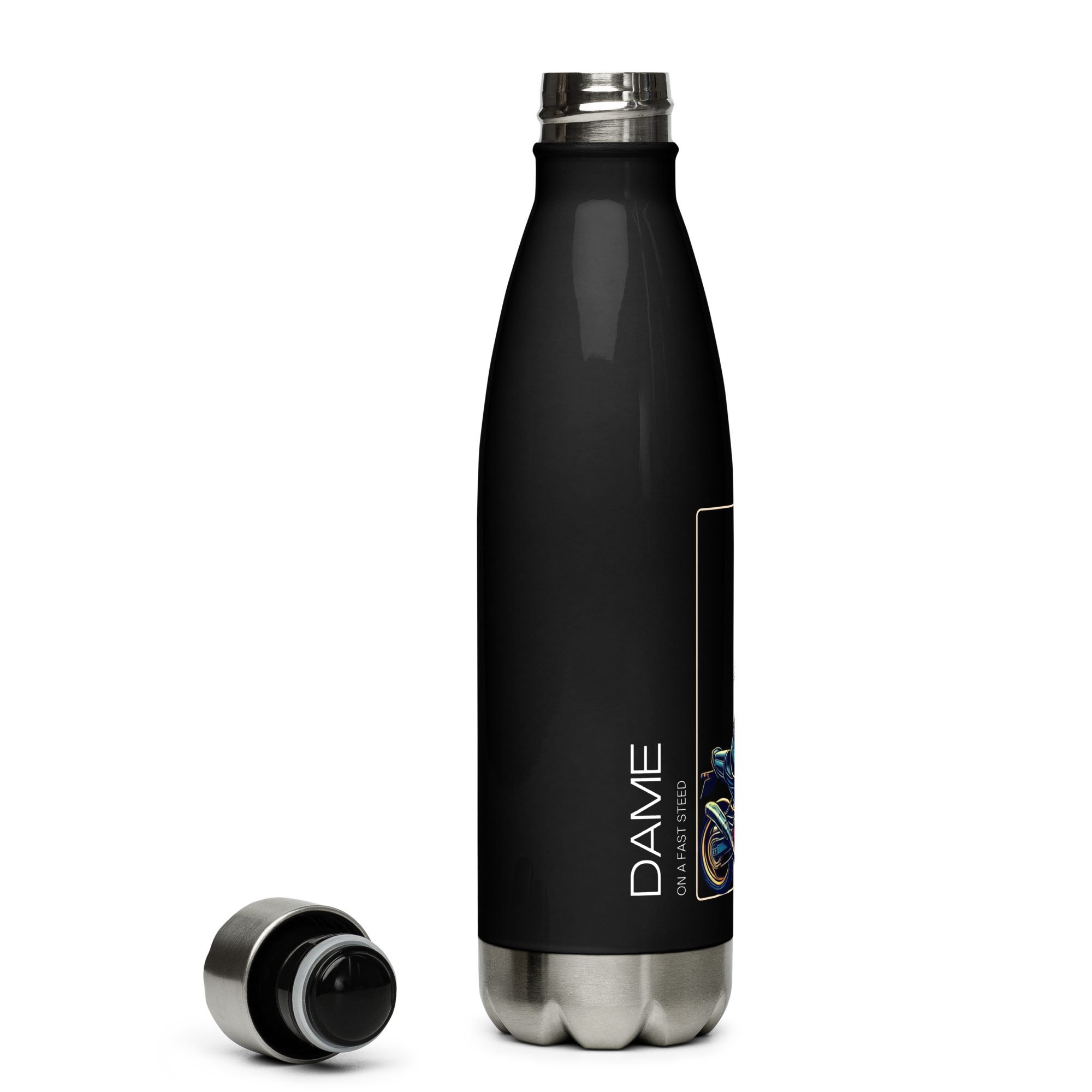 DOFS black water bottle - The Biker Mule