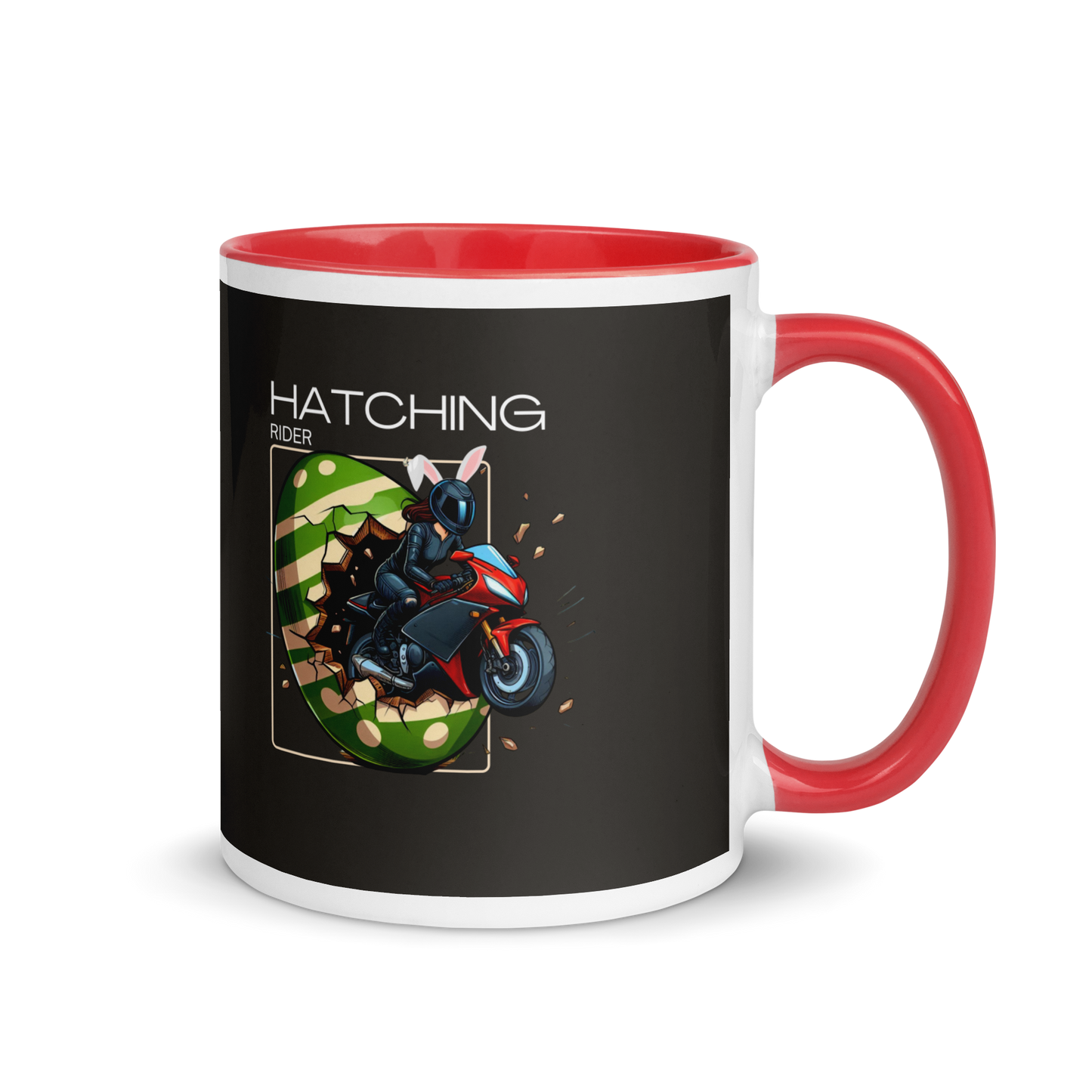 HATCHING RIDER Lady Mug