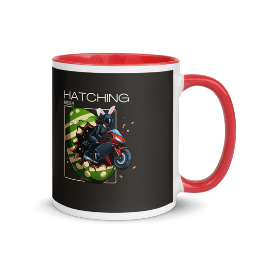 HATCHING RIDER Lady Mug